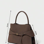 BRIDE — Buckle Strap Top Handle Bag