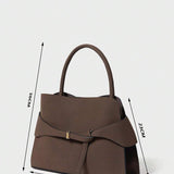 BRIDE — Buckle Strap Top Handle Bag
