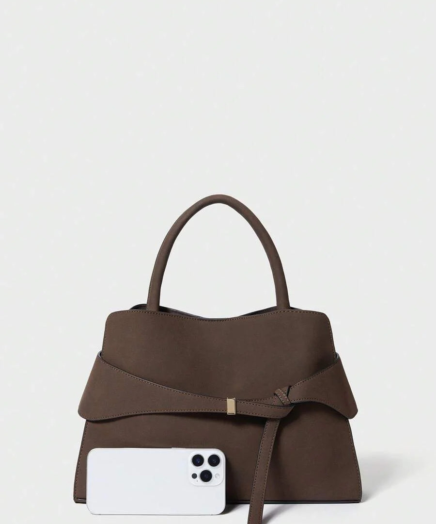 BRIDE — Buckle Strap Top Handle Bag
