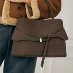 BRIDE — Buckle Strap Top Handle Bag