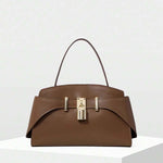 VERROU — Lock Detail Top Handle Bag Coffee
