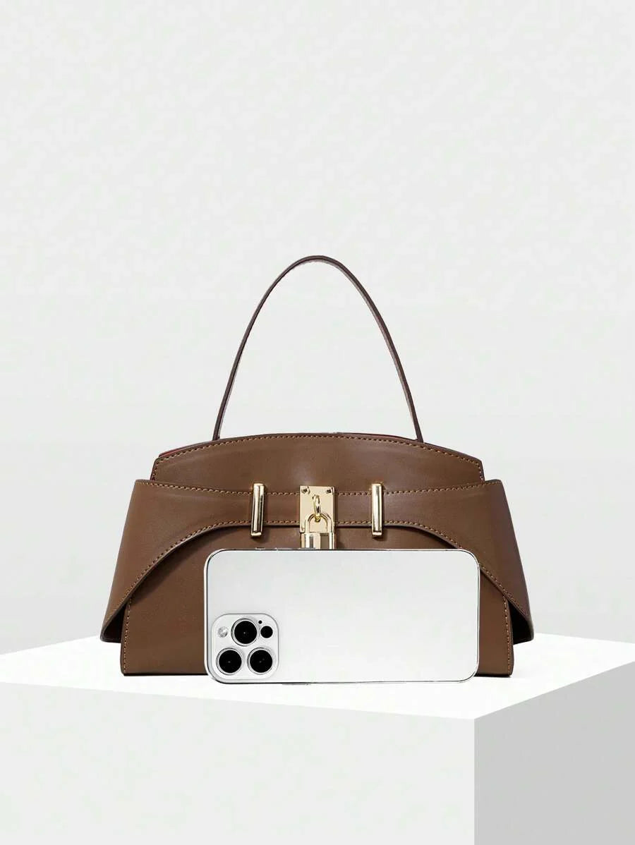 VERROU — Lock Detail Top Handle Bag