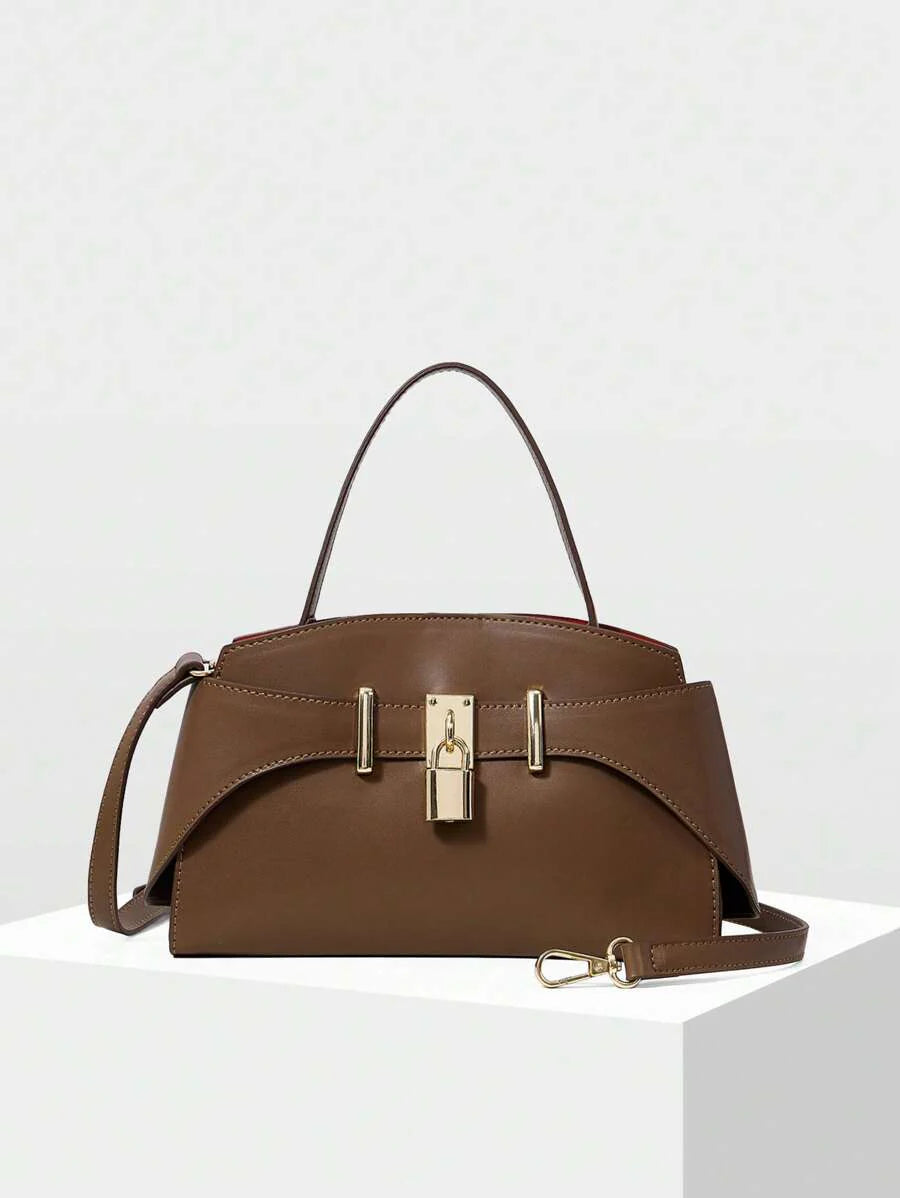 VERROU — Lock Detail Top Handle Bag