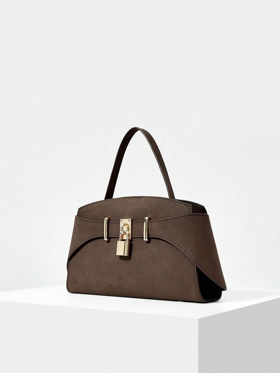 VERROU — Lock Detail Top Handle Bag