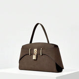 VERROU — Lock Detail Top Handle Bag