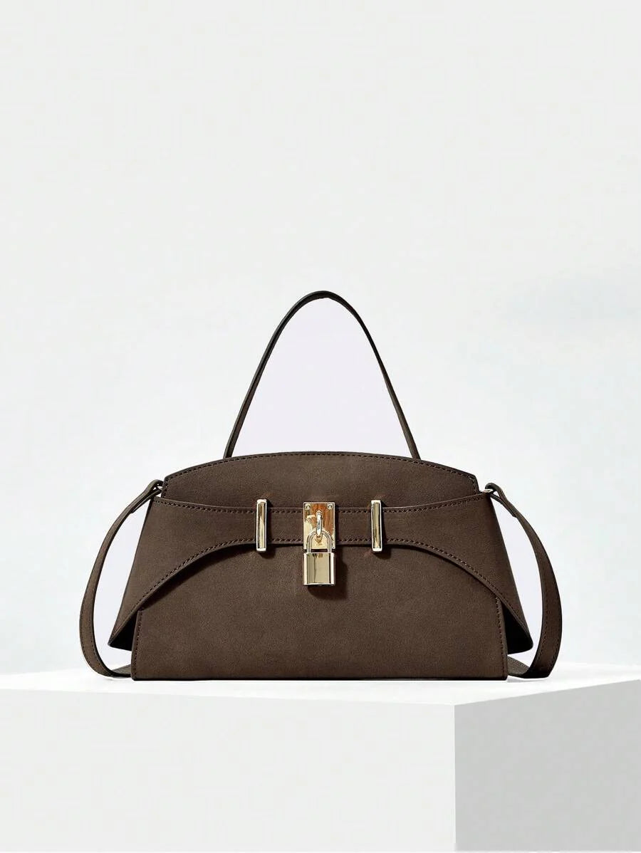 VERROU — Lock Detail Top Handle Bag