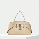 VERROU — Lock Detail Top Handle Bag Apricot