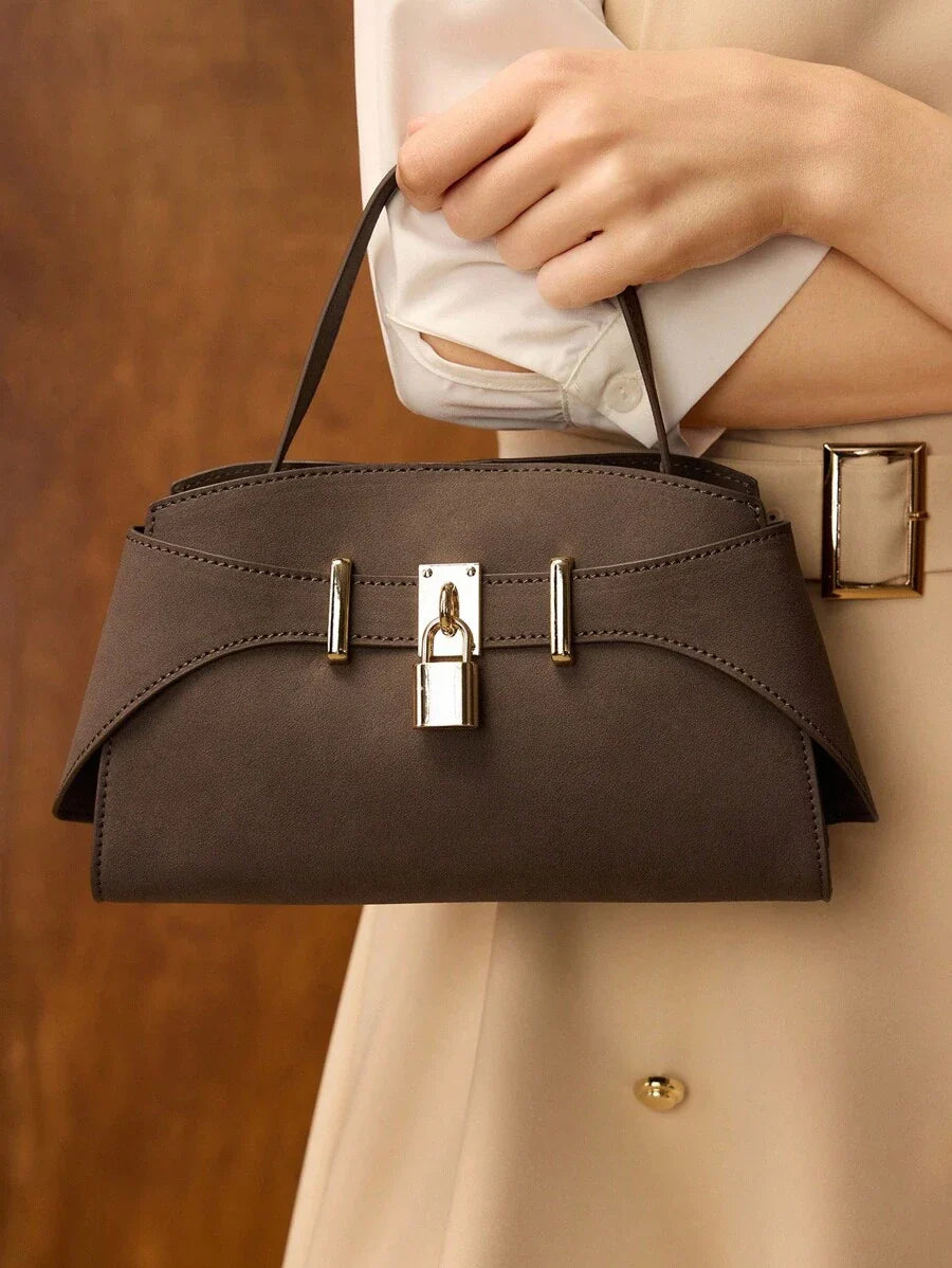 VERROU — Lock Detail Top Handle Bag