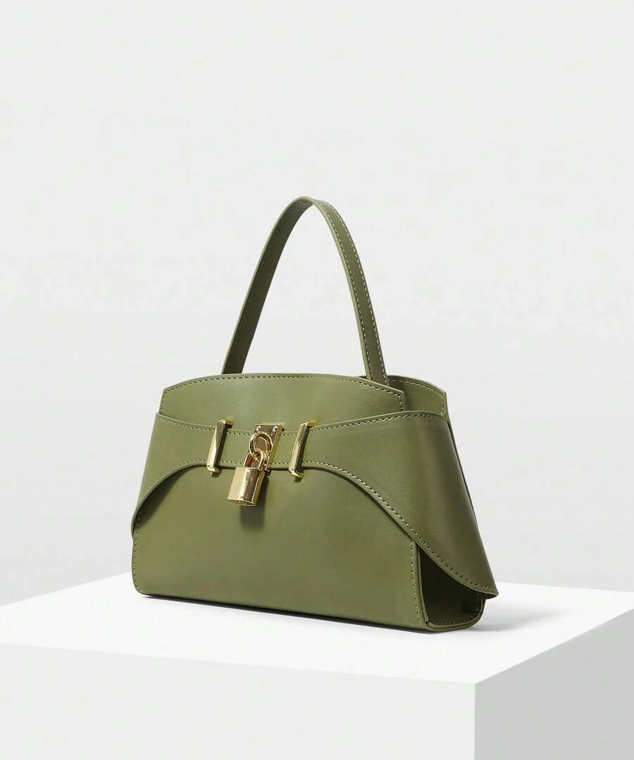 VERROU — Lock Detail Top Handle Bag