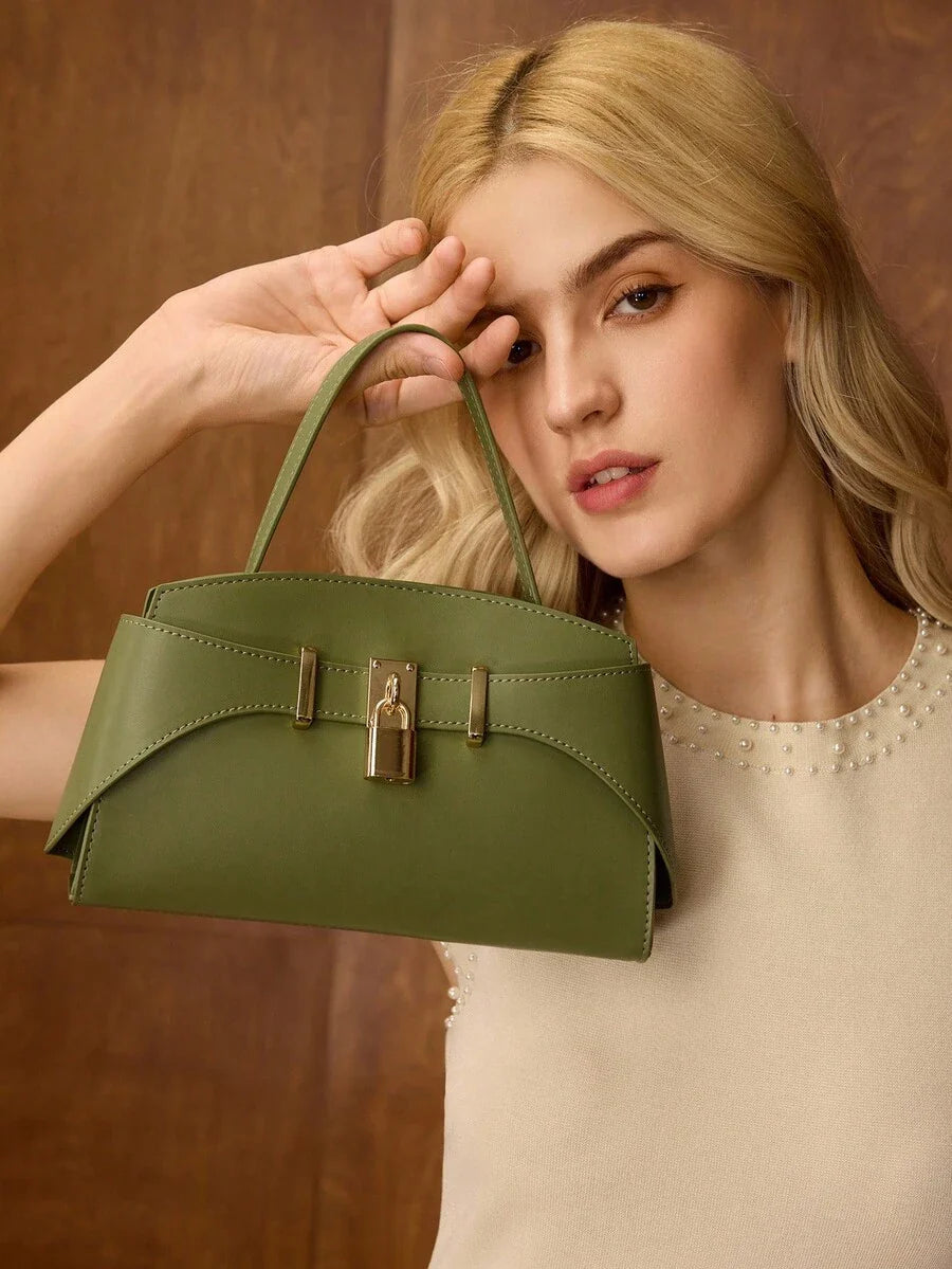 VERROU — Lock Detail Top Handle Bag