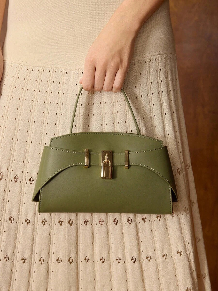 VERROU — Lock Detail Top Handle Bag