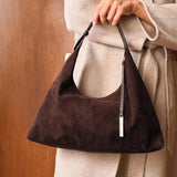 DUNE — Oversized Suede Hobo Bag
