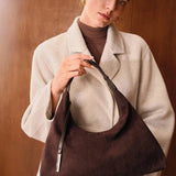 DUNE — Oversized Suede Hobo Bag
