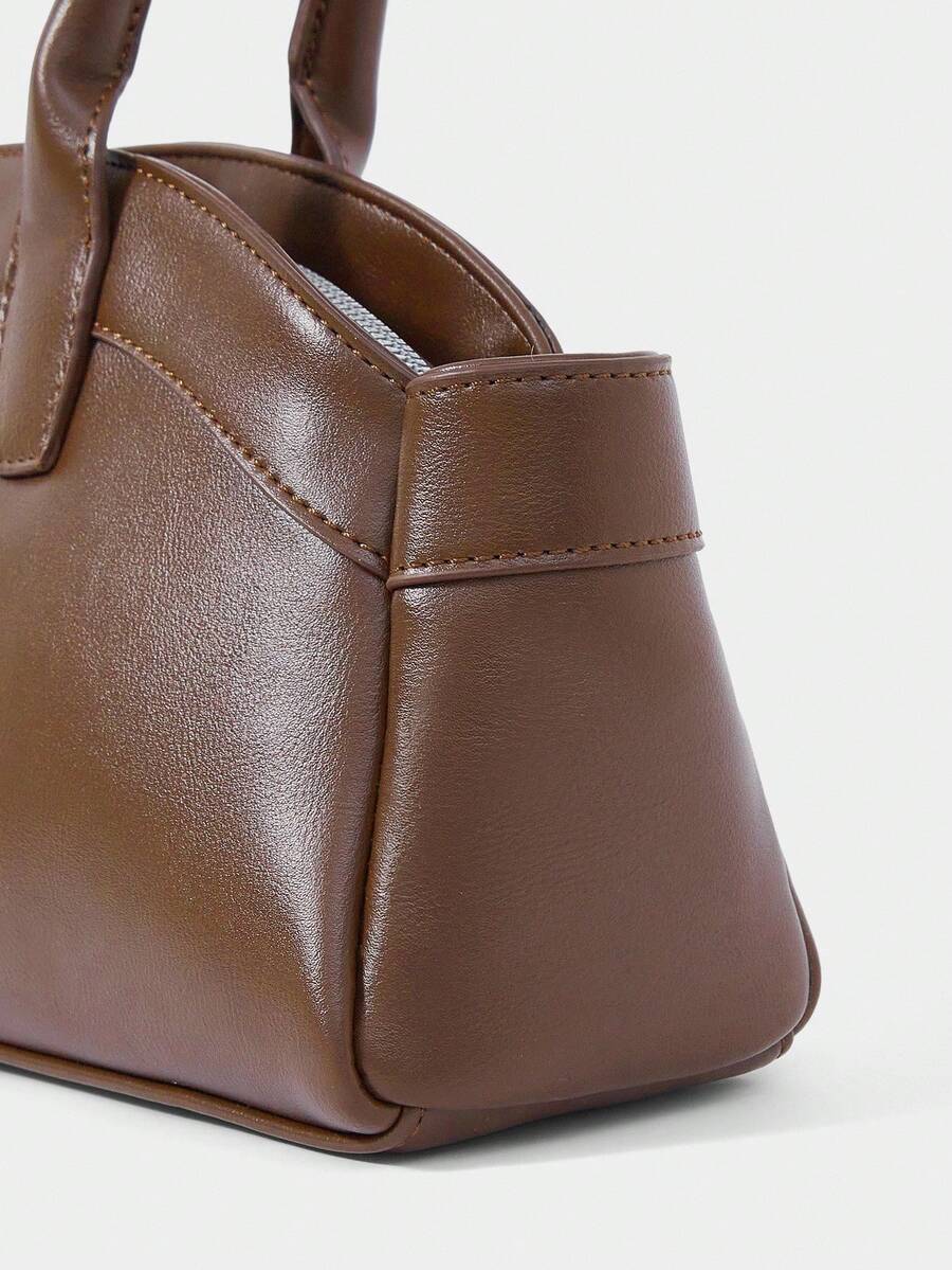 ARÊTE — Structured East-West Top Handle Bag