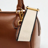 COGNAC — Mini Boston Top Handle Bag
