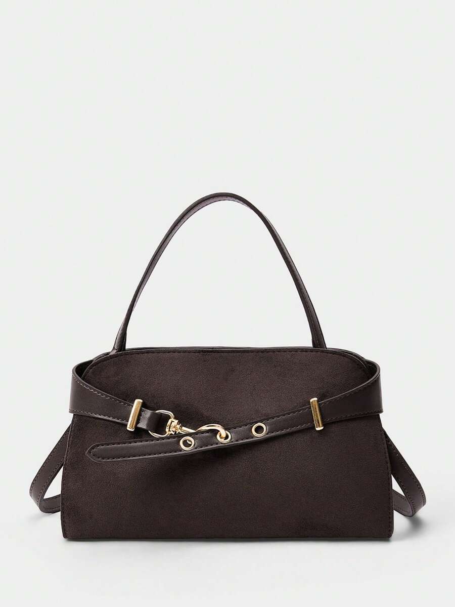 MORS — Equestrian Top Handle Bag Coffee