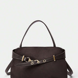 MORS — Equestrian Top Handle Bag Coffee