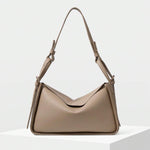 POULAIN — Soft Shoulder Hobo Bag Khaki