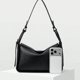 POULAIN — Soft Shoulder Hobo Bag