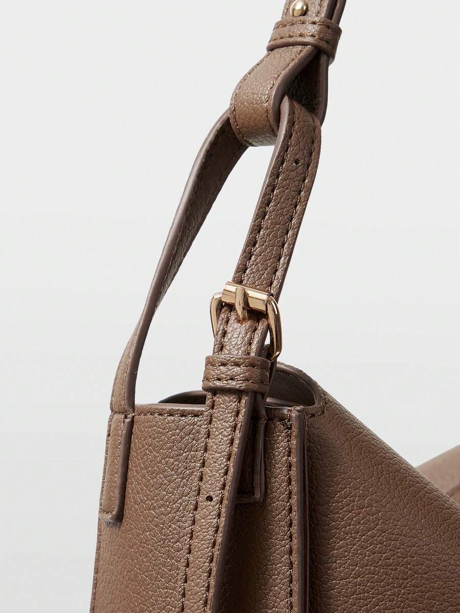 POULAIN — Soft Shoulder Hobo Bag