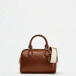 COGNAC — Mini Boston Top Handle Bag
