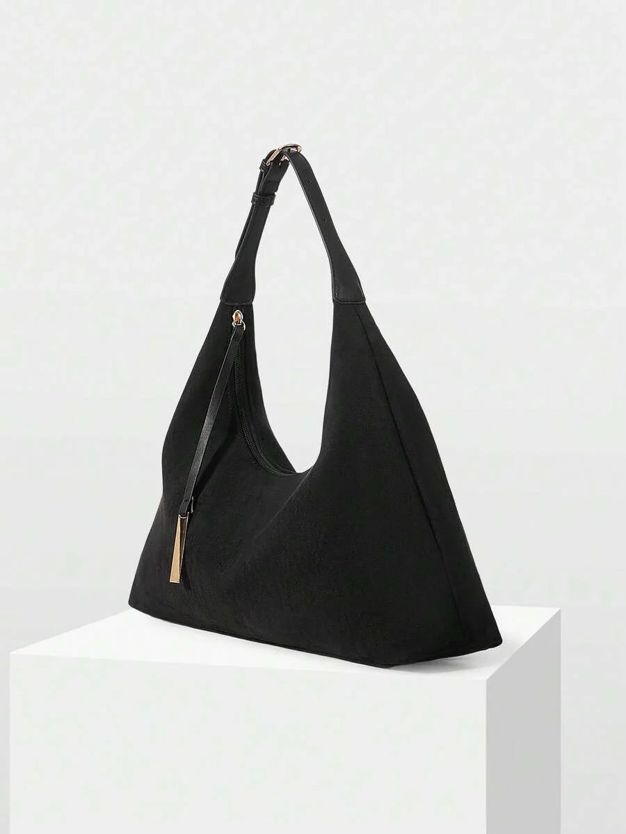 DUNE — Oversized Suede Hobo Bag