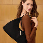DUNE — Oversized Suede Hobo Bag