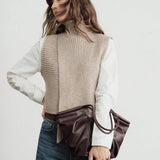 VOLANT — Ruffle Shoulder Tote Bag