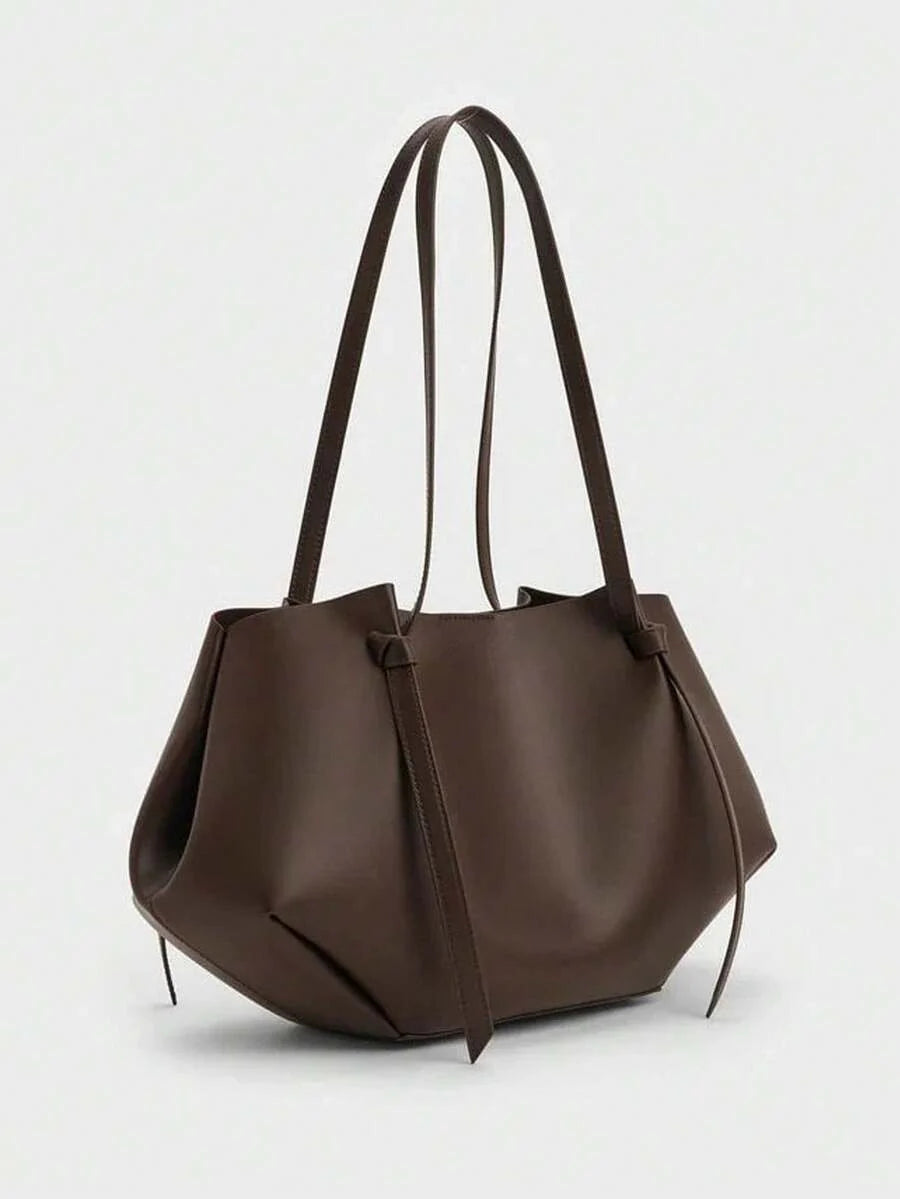 FRONCE — Pleated Oversized Tote Bag