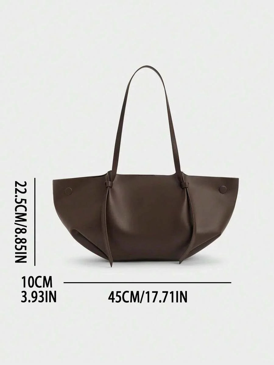 FRONCE — Pleated Oversized Tote Bag