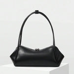 GALBE — Pleated Shoulder Bag Black