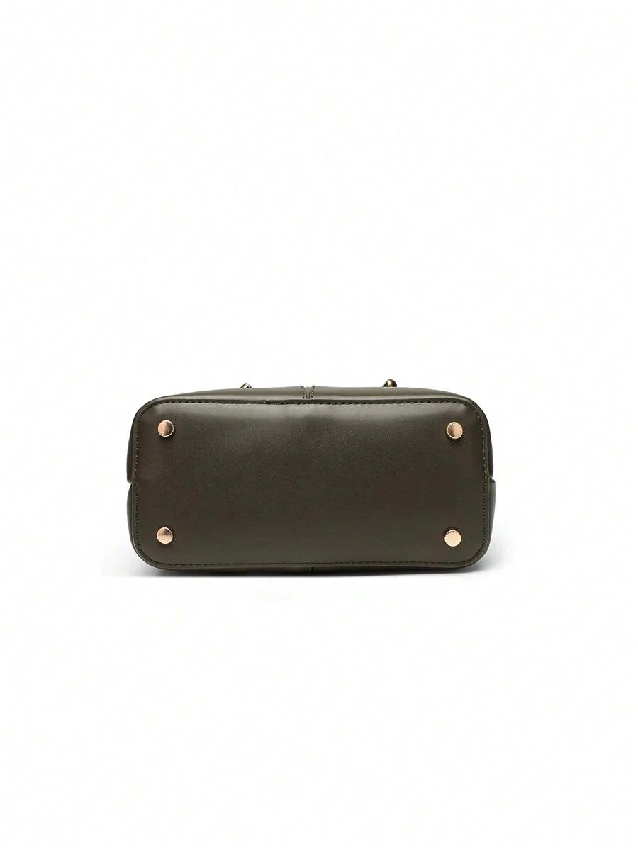 CÉLADON — Mini Structured Top Handle Tote