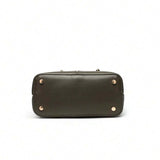 CÉLADON — Mini Structured Top Handle Tote