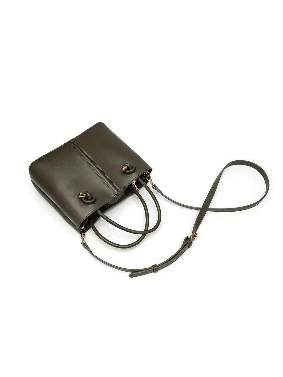 CÉLADON — Mini Structured Top Handle Tote