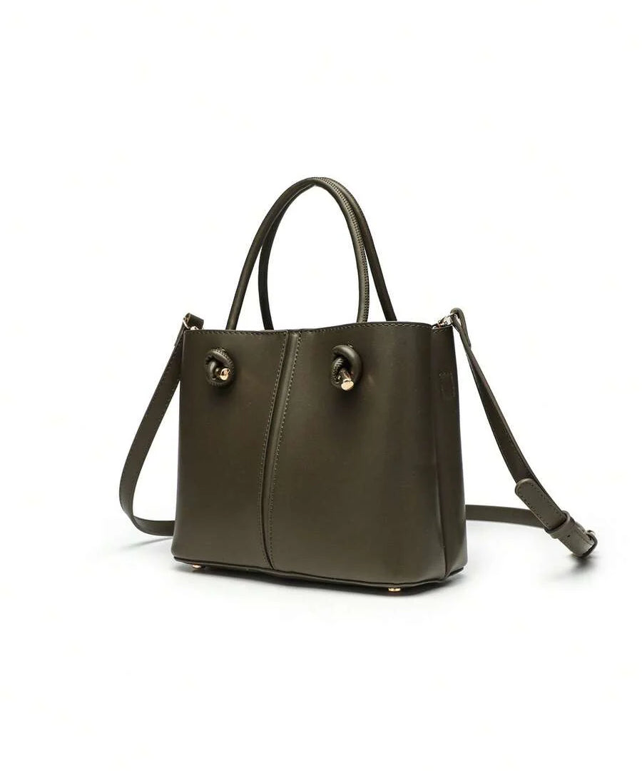 CÉLADON — Mini Structured Top Handle Tote