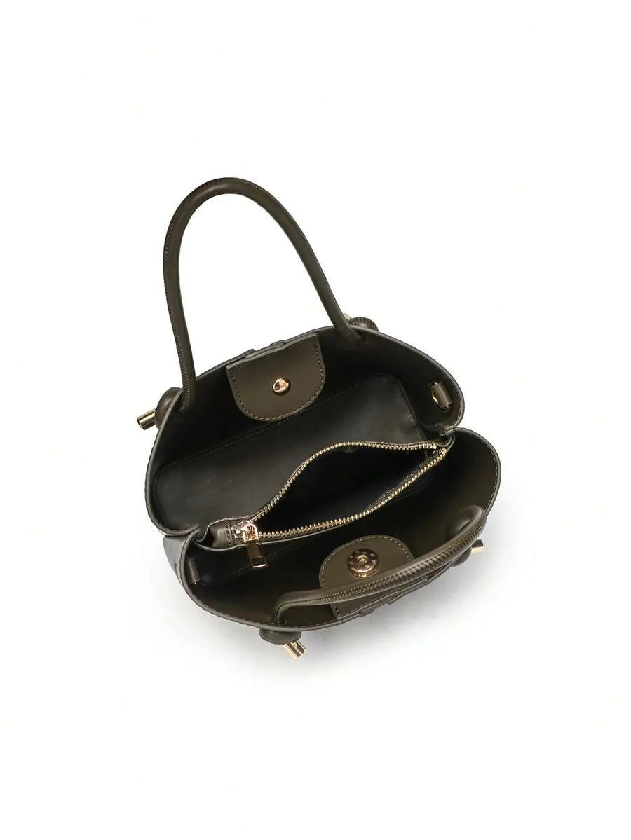 CÉLADON — Mini Structured Top Handle Tote