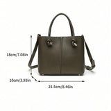 CÉLADON — Mini Structured Top Handle Tote