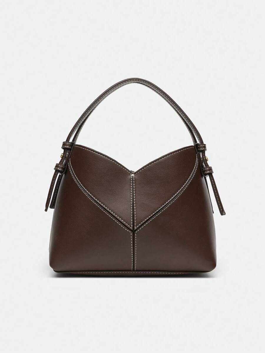 BRUME — Linen Hobo Bag Coffee