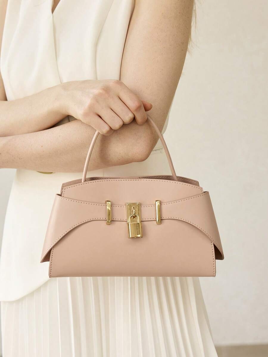 VERROU — Lock Detail Top Handle Bag