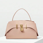 VERROU — Lock Detail Top Handle Bag Pink
