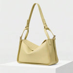 POULAIN — Soft Shoulder Hobo Bag Yellow