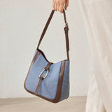 ANNEAU — Metal Ring Shoulder Hobo Bag
