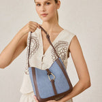 ANNEAU — Metal Ring Shoulder Hobo Bag