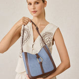 ANNEAU — Metal Ring Shoulder Hobo Bag