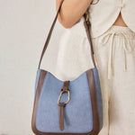 ANNEAU — Metal Ring Shoulder Hobo Bag