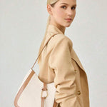 ANNEAU — Metal Ring Shoulder Hobo Bag