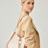 ANNEAU — Metal Ring Shoulder Hobo Bag