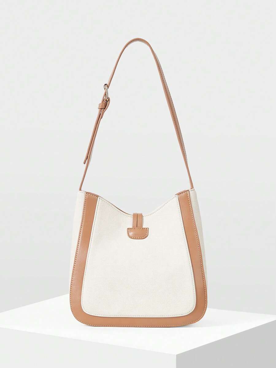 ANNEAU — Metal Ring Shoulder Hobo Bag