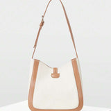 ANNEAU — Metal Ring Shoulder Hobo Bag