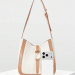 ANNEAU — Metal Ring Shoulder Hobo Bag